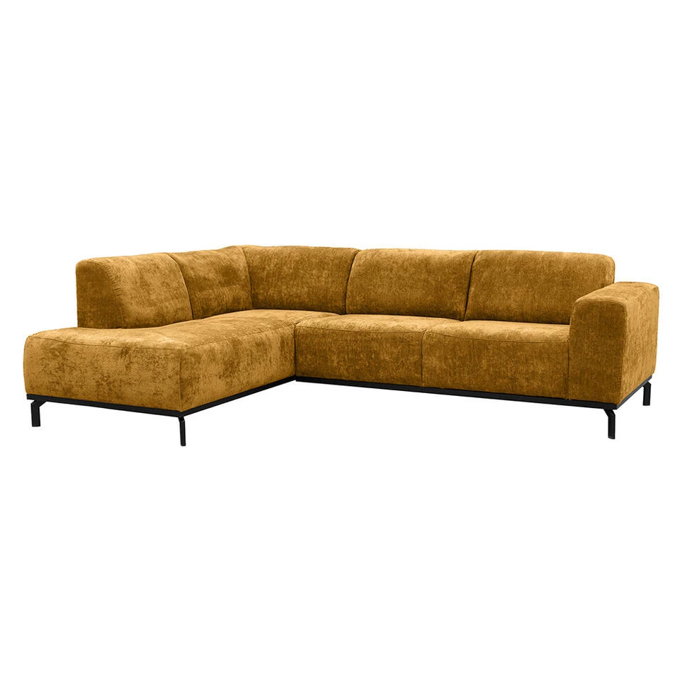Hoekbank Lola Links - Okergeel 2 Hoekbank Lola Links - Okergeel - Afbeelding 2