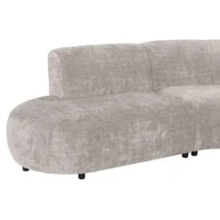 Hoekbank Luna Rond - Stof Cremona - Beige -Leenbakker Winkel 10108048 9002