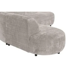 Hoekbank Luna Rond - Stof Cremona - Beige -Leenbakker Winkel 10108048 9003