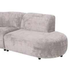 Hoekbank Luna Rond - Stof Cremona - Beige -Leenbakker Winkel 10108048 9004