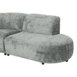 Hoekbank Luna Rond - Stof Cremona - Grijs -Leenbakker Winkel 10108050 9004