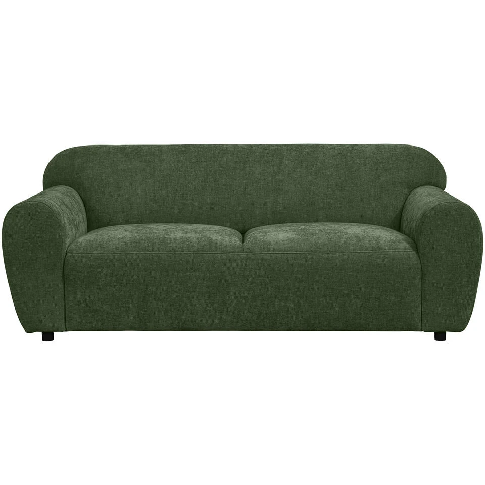 Bank Bibi 3-zits - Stof Glory - Groen 1 Bank Bibi 3-zits - Stof Glory - Groen