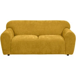 Bank Bibi 2-zits - Stof Glory - Okergeel