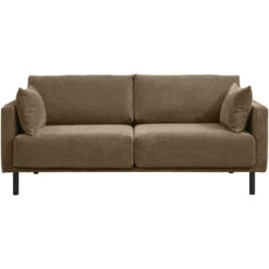 Bank Siem 2,5-zits - Stof Egon - Bruin