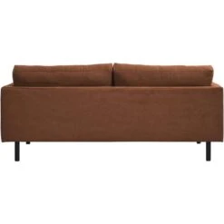 Bank Siem 2,5-zits - Ribstof Fjord - Terracotta -Leenbakker Winkel 10108084 0900