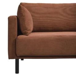 Bank Siem 2,5-zits - Ribstof Fjord - Terracotta -Leenbakker Winkel 10108084 9001