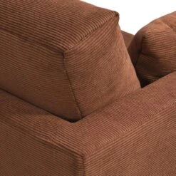 Bank Siem 2,5-zits - Ribstof Fjord - Terracotta -Leenbakker Winkel 10108084 9005