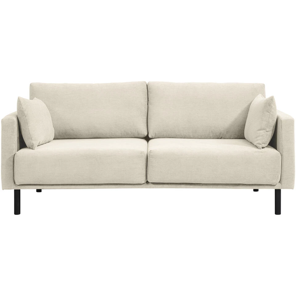 Bank Siem 2,5-zits - Ribstof Fjord - Beige 1 Bank Siem 2,5-zits - Ribstof Fjord - Beige