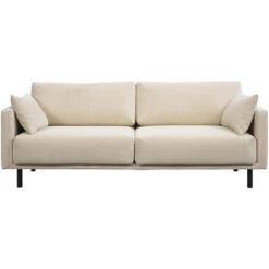 Bank Siem 3-zits - Stof Egon - Beige