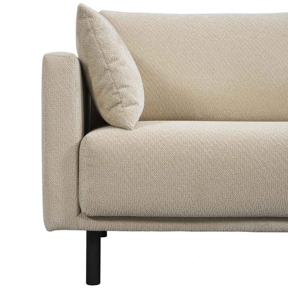 Bank Siem 3-zits - Stof Egon - Beige 6 Bank Siem 3-zits - Stof Egon - Beige - Afbeelding 6