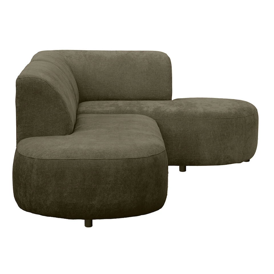Hoekbank Luna Rechts - Stof Rebel - Groen 4 Hoekbank Luna Rechts - Stof Rebel - Groen - Afbeelding 4