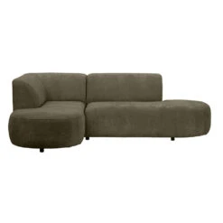 Hoekbank Luna Links - Stof Rebel - Groen