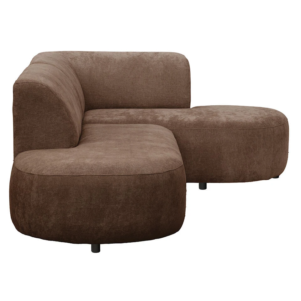 Hoekbank Luna Rechts - Stof Rebel - Terra 4 Hoekbank Luna Rechts - Stof Rebel - Terra - Afbeelding 4