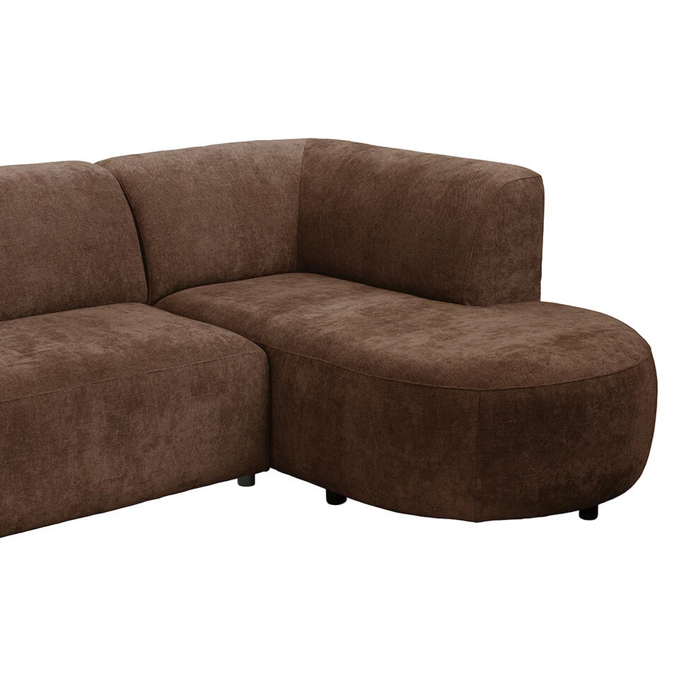 Hoekbank Luna Rechts - Stof Rebel - Terra 7 Hoekbank Luna Rechts - Stof Rebel - Terra - Afbeelding 7