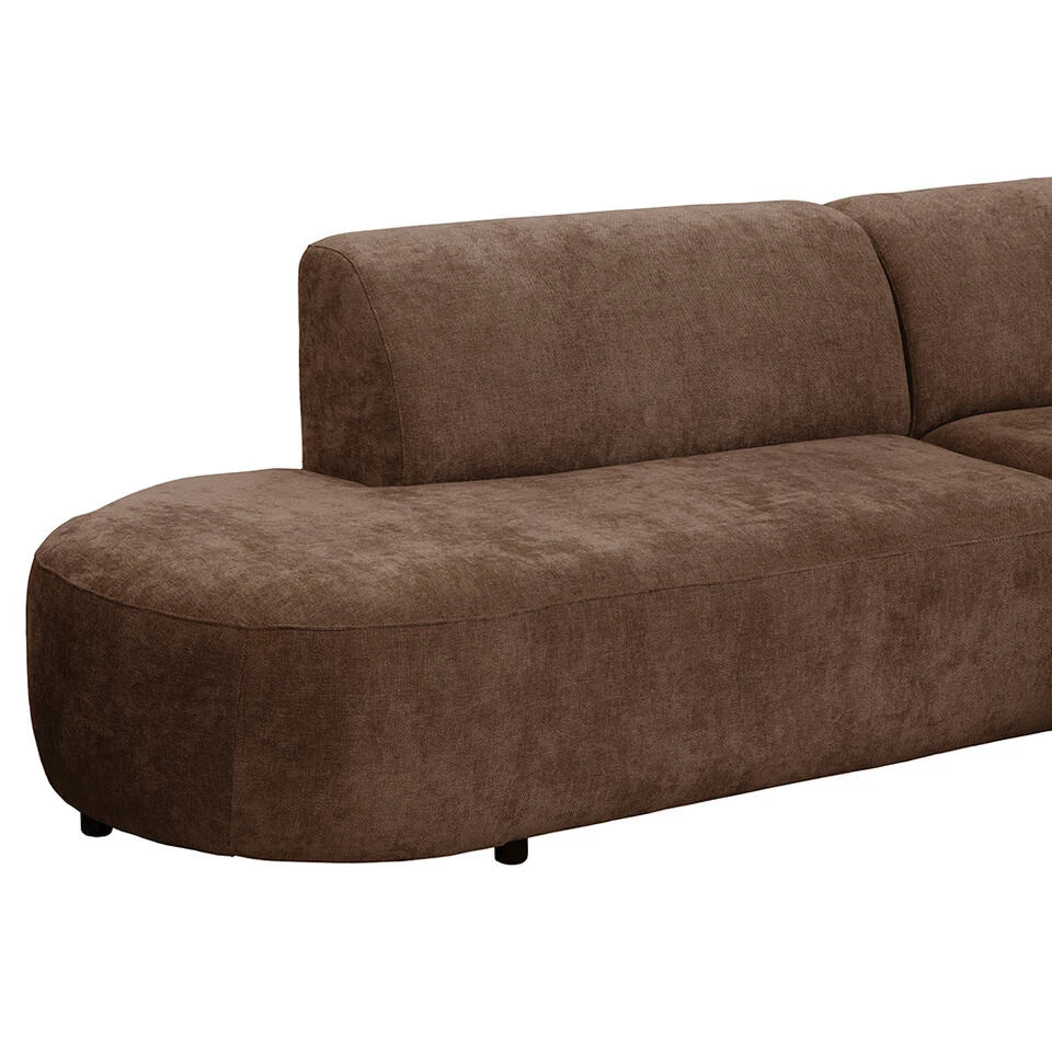 Hoekbank Luna Rechts - Stof Rebel - Terra 8 Hoekbank Luna Rechts - Stof Rebel - Terra - Afbeelding 8