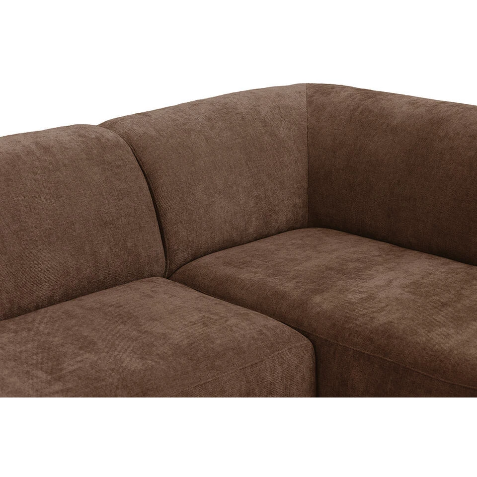 Hoekbank Luna Rechts - Stof Rebel - Terra 9 Hoekbank Luna Rechts - Stof Rebel - Terra - Afbeelding 9