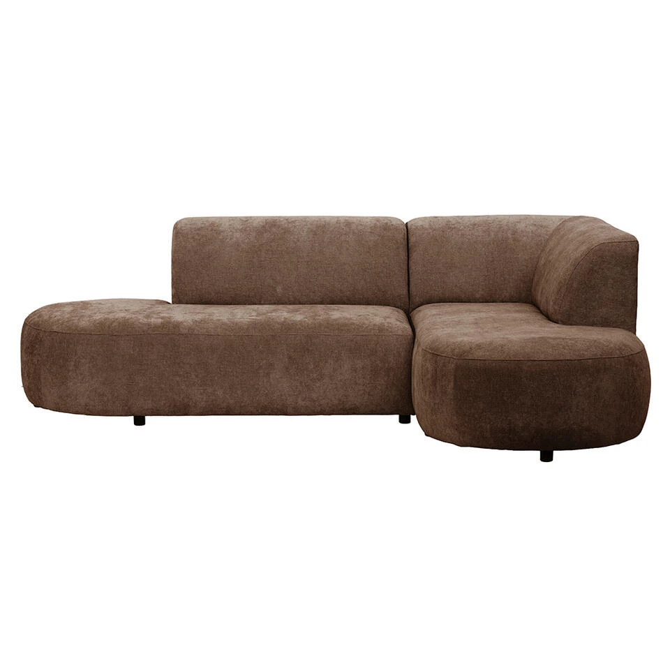 Hoekbank Luna Rechts - Stof Rebel - Terra 1 Hoekbank Luna Rechts - Stof Rebel - Terra