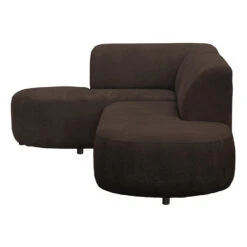 Hoekbank Luna Links - Stof Rebel - Bruin -Leenbakker Winkel 10108121 8000