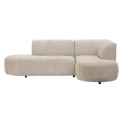 Hoekbank Luna Rechts - Stof Rebel - Beige