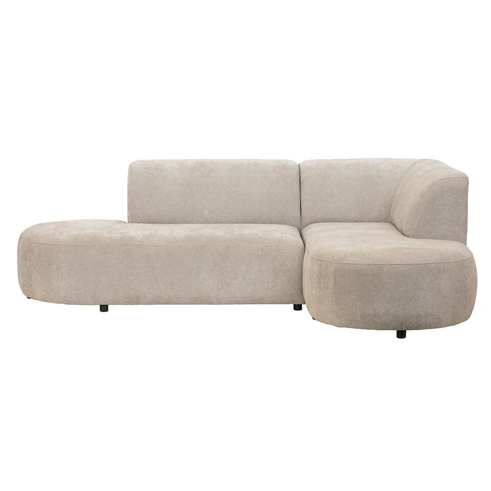 Hoekbank Luna Rechts - Stof Rebel - Beige 1 Hoekbank Luna Rechts - Stof Rebel - Beige