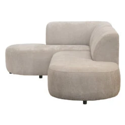 Hoekbank Luna Links - Stof Rebel - Beige -Leenbakker Winkel 10108123 8000