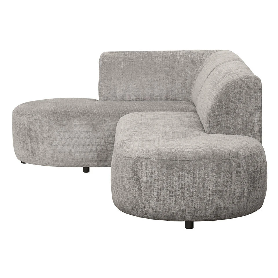 Hoekbank Luna Links - Stof Cremona - Beige 4 Hoekbank Luna Links - Stof Cremona - Beige - Afbeelding 4