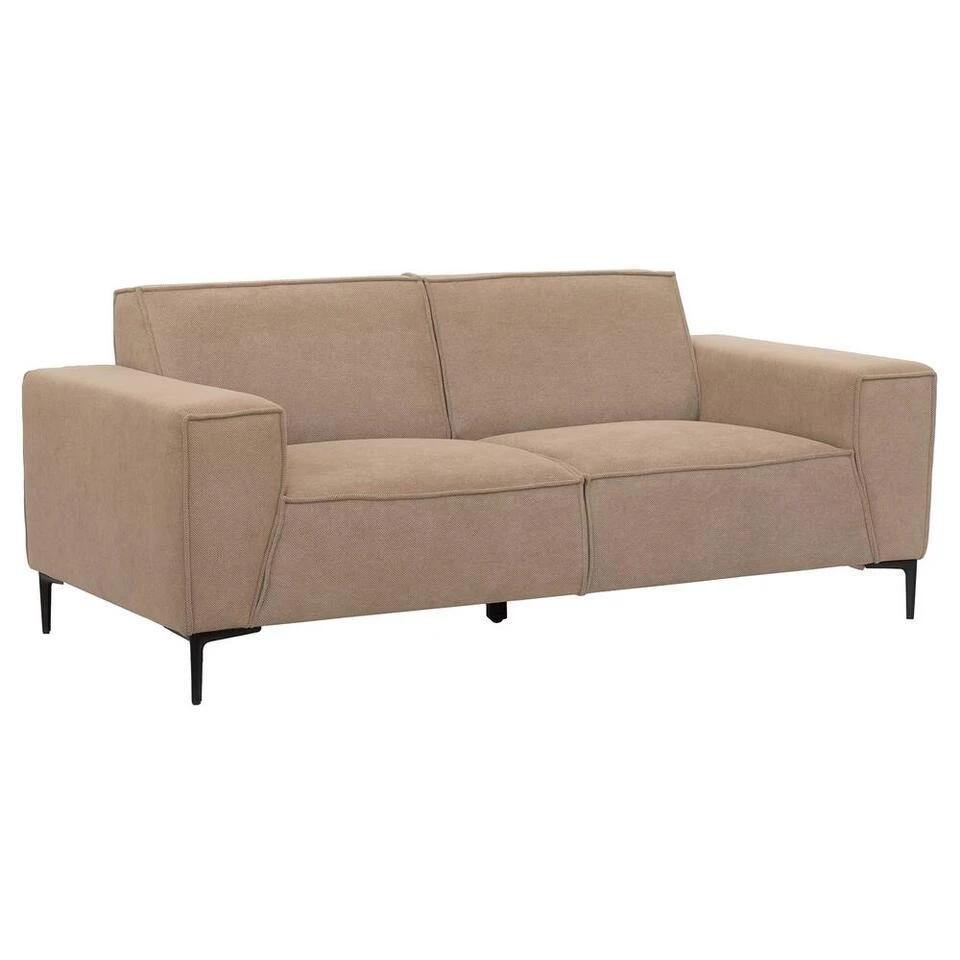 Bank Romy - 2-zits - Stof Curio - Beige 2 Bank Romy - 2-zits - Stof Curio - Beige - Afbeelding 2