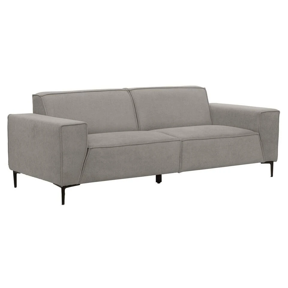 Bank Romy 3-zits - Stof Curio - Grijs 2 Bank Romy 3-zits - Stof Curio - Grijs - Afbeelding 2