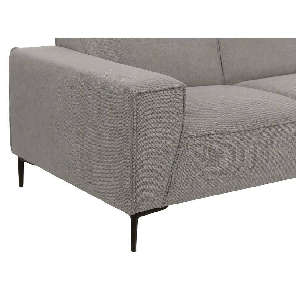 Bank Romy 3-zits - Stof Curio - Grijs 6 Bank Romy 3-zits - Stof Curio - Grijs - Afbeelding 6