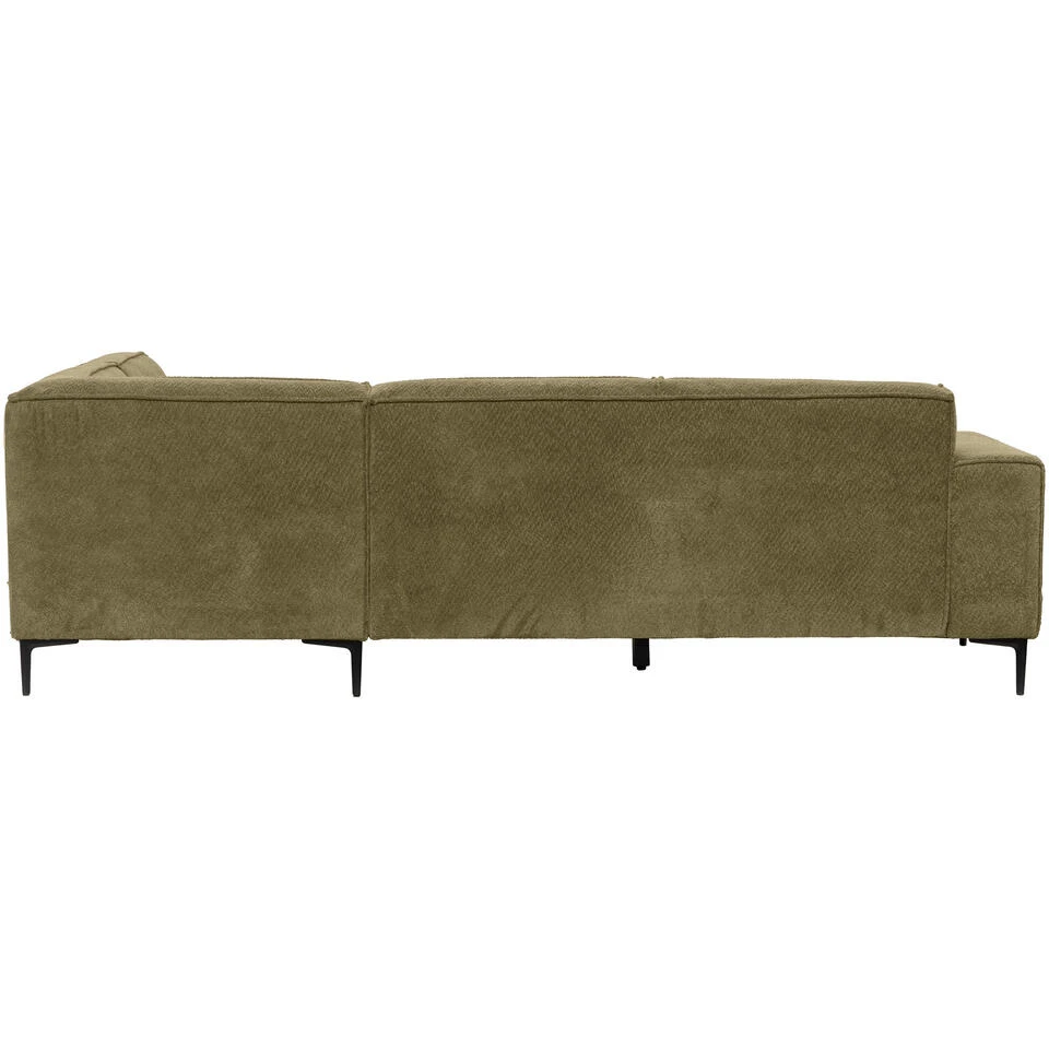 Hoekbank Romy Rechts - Stof Egon - Groen 3 Hoekbank Romy Rechts - Stof Egon - Groen - Afbeelding 3