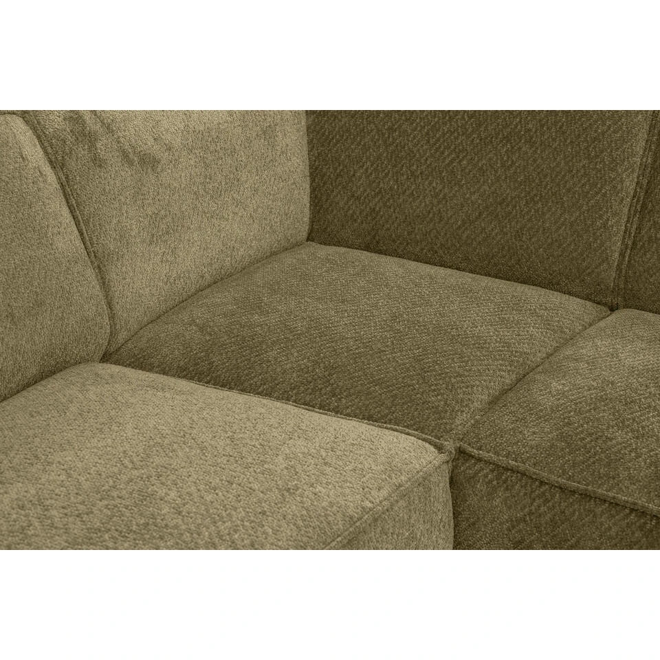 Hoekbank Romy Rechts - Stof Egon - Groen 6 Hoekbank Romy Rechts - Stof Egon - Groen - Afbeelding 6