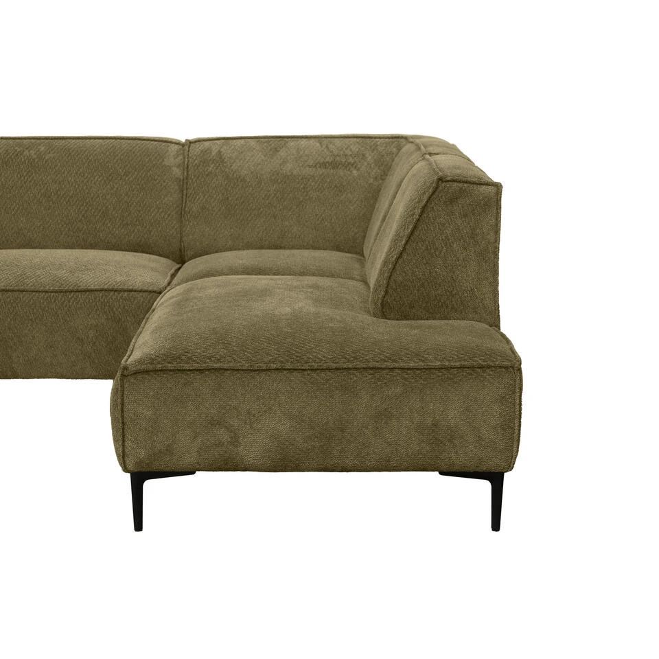 Hoekbank Romy Rechts - Stof Egon - Groen 7 Hoekbank Romy Rechts - Stof Egon - Groen - Afbeelding 7