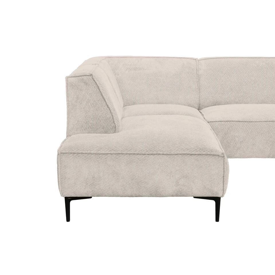 Hoekbank Romy Links - Stof Egon - Beige 4 Hoekbank Romy Links - Stof Egon - Beige - Afbeelding 4