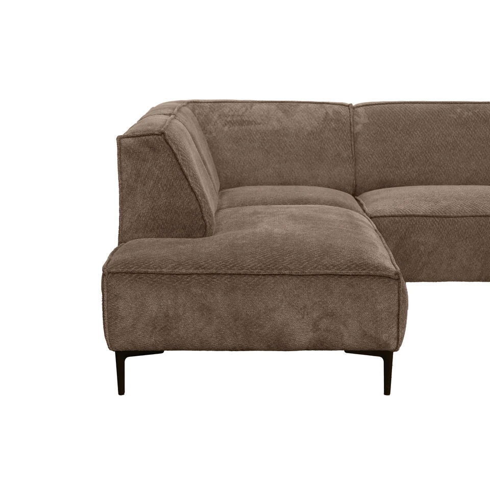 Hoekbank Romy Links - Stof Egon - Taupe 4 Hoekbank Romy Links - Stof Egon - Taupe - Afbeelding 4