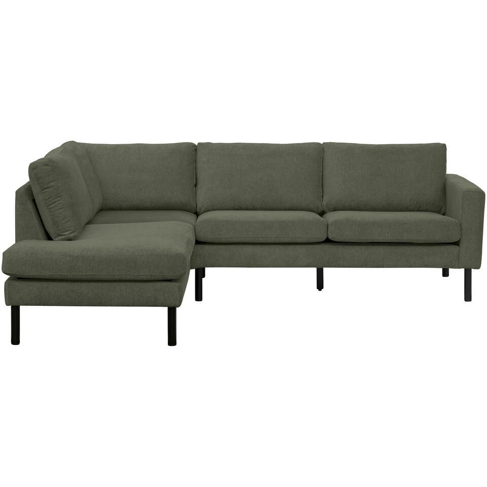 Hoekbank Collin Links - Groen 1 Hoekbank Collin Links - Groen