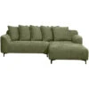 Bank Elsa Met Chaise Longue Rechts - Stof Anthology - Groen