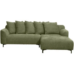 Bank Elsa Met Chaise Longue Rechts - Stof Anthology - Groen