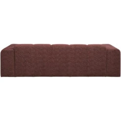 Bank Beau 3-zits - Stof Raven - Wijnrood -Leenbakker Winkel 10108280 0900