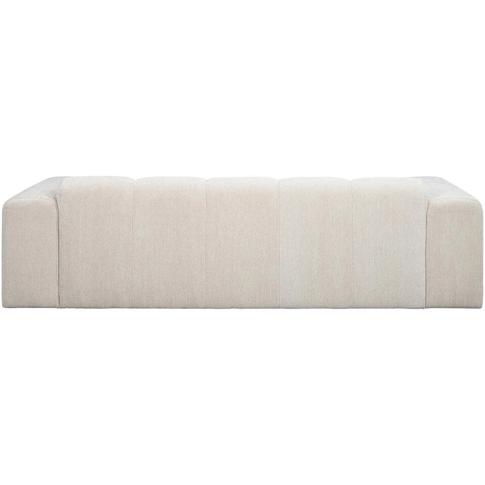 Bank Beau 3-zits - Stof Raven - Beige 3 Bank Beau 3-zits - Stof Raven - Beige - Afbeelding 3