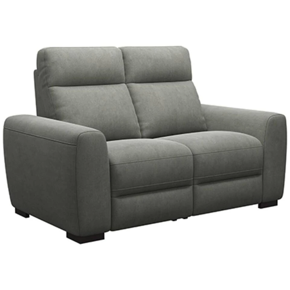 Bank James 2-zits - Stof Gaucho - Donkergrijs 2 Bank James 2-zits - Stof Gaucho - Donkergrijs - Afbeelding 2