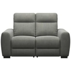 Bank James 2-zits - Stof Gaucho - Donkergrijs