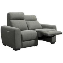 Bank James Verstelbaar 2-zits - Stof Gaucho - Donkergrijs -Leenbakker Winkel 10111682 0301