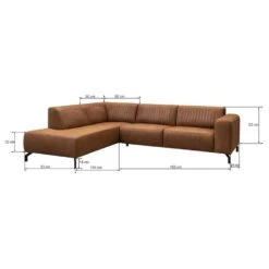 Hoekbank Otis Links - Cognac 6 Hoekbank Otis Links - Cognac -Leenbakker Winkel 10112060 9600