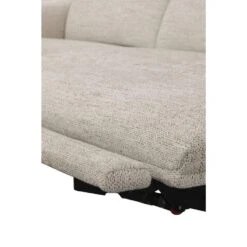 Hoekbank Dave Links - Elektrisch Verstelbaar - Stof Pure - Lichtgrijs -Leenbakker Winkel 10112249 9006