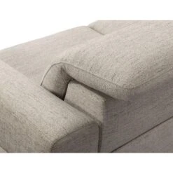 Hoekbank Dave Links - Elektrisch Verstelbaar - Stof Pure - Lichtgrijs -Leenbakker Winkel 10112249 9007