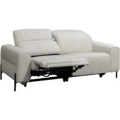 Bank Dave 3-zits - Elektrisch Verstelbaar - Lichtgrijs -Leenbakker Winkel 10112250 0301