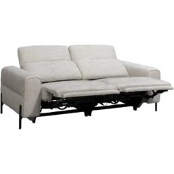 Bank Dave 3-zits - Elektrisch Verstelbaar - Lichtgrijs -Leenbakker Winkel 10112250 0303