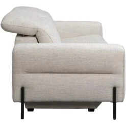 Bank Dave 3-zits - Elektrisch Verstelbaar - Lichtgrijs -Leenbakker Winkel 10112250 8000