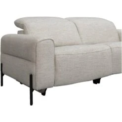 Bank Dave 3-zits - Elektrisch Verstelbaar - Lichtgrijs -Leenbakker Winkel 10112250 9004