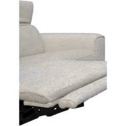 Bank Dave 3-zits - Elektrisch Verstelbaar - Lichtgrijs -Leenbakker Winkel 10112250 9006